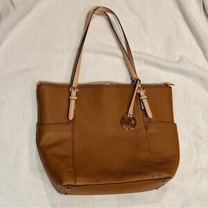 Michael Kors Brown Leather Tote